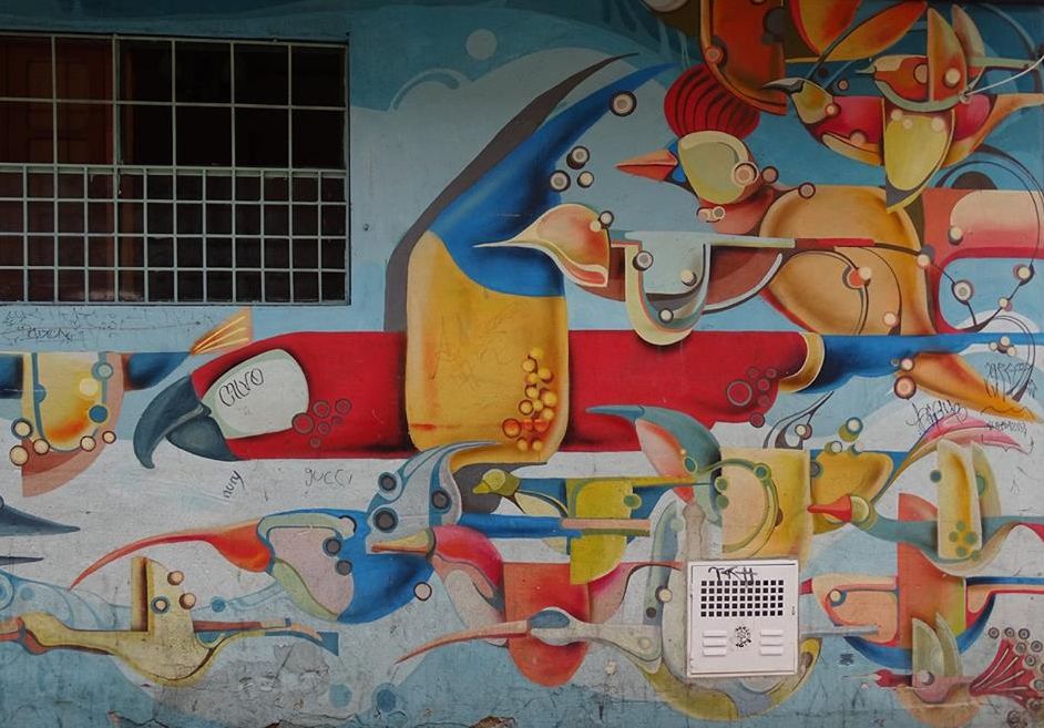 Street art in Bogota, Colombia