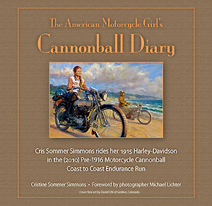 Books About Motorcycling: Cannonball Diary by Cristine Sommer Simmons
