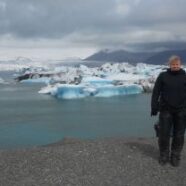 Brynja_Me and Glacierlake in Iceland