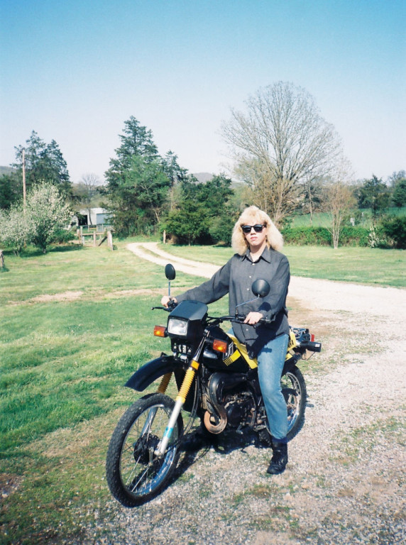 Women Who Ride: Chris Gibbany's first bike - a Yamaha DT enduro