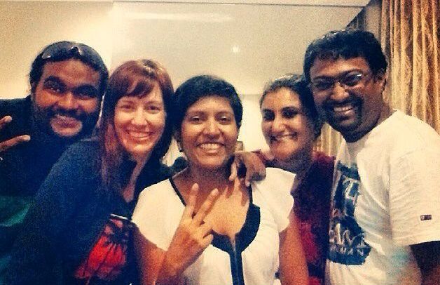 With the MotoReels crew after an interview in Mumbai, India