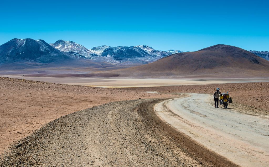Riding across the Atacama Desert  in Chile