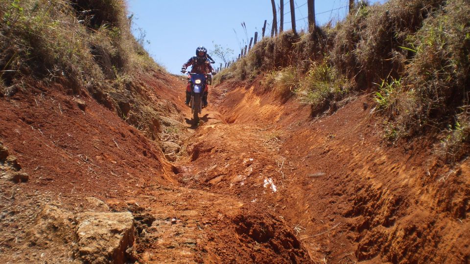 Women Who Ride: Fatima Ropero riding a rented enduro in Peru