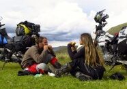 Foto 13. Paul y Pau by the road
