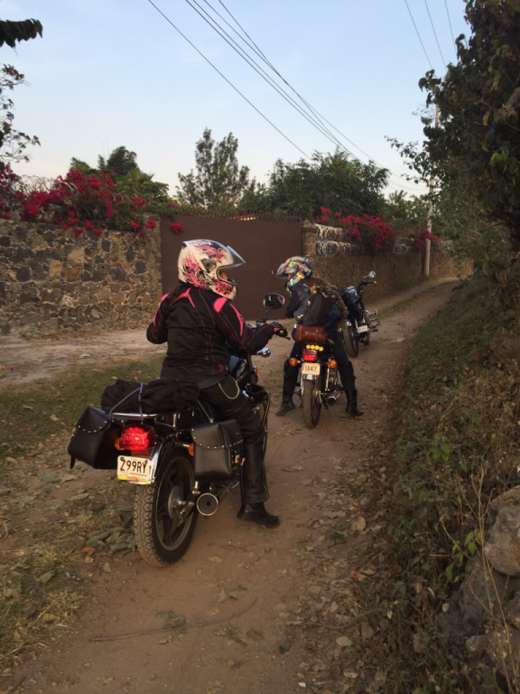 Women Who Ride: After climbing a difficult dirt road somewhere in Tepoztlán