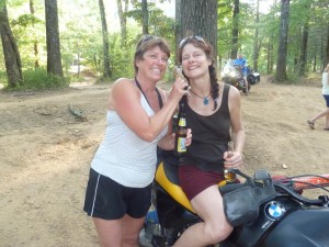 Women Who Ride: Gaila Gutierrez with motorcycling legend Tiffany Coates