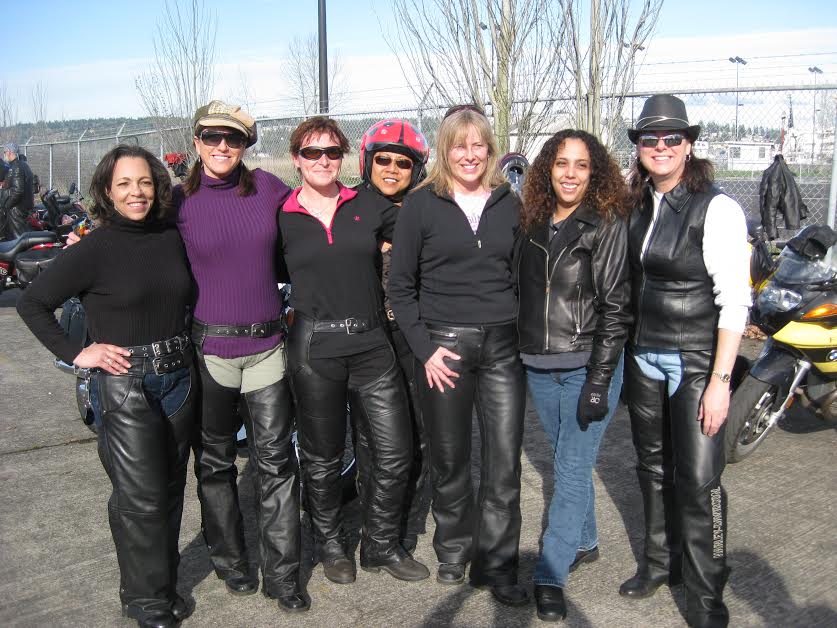 Women Who Ride: Gaila with her riding buddies