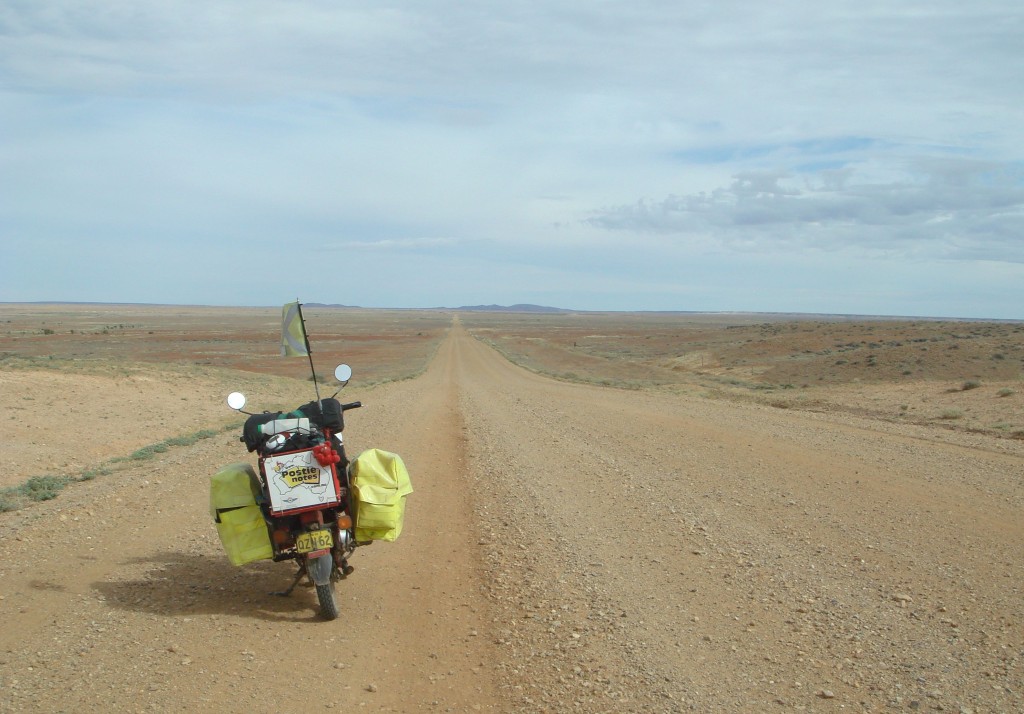 Riding off-road in Australia