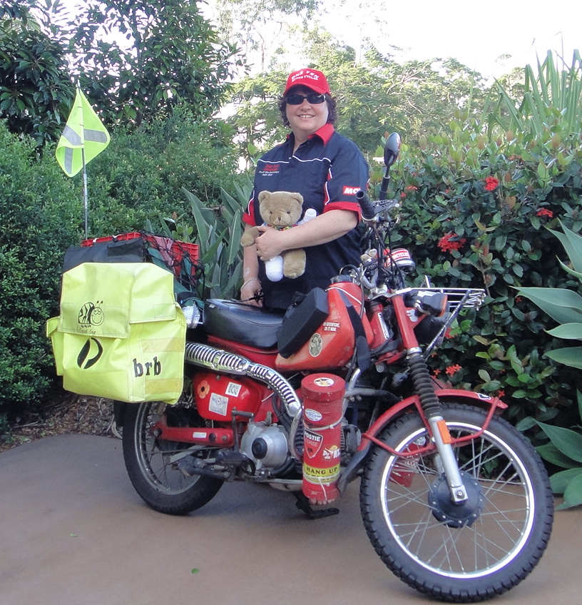 Women Who Ride: Jacqui Kennedy with her Postie