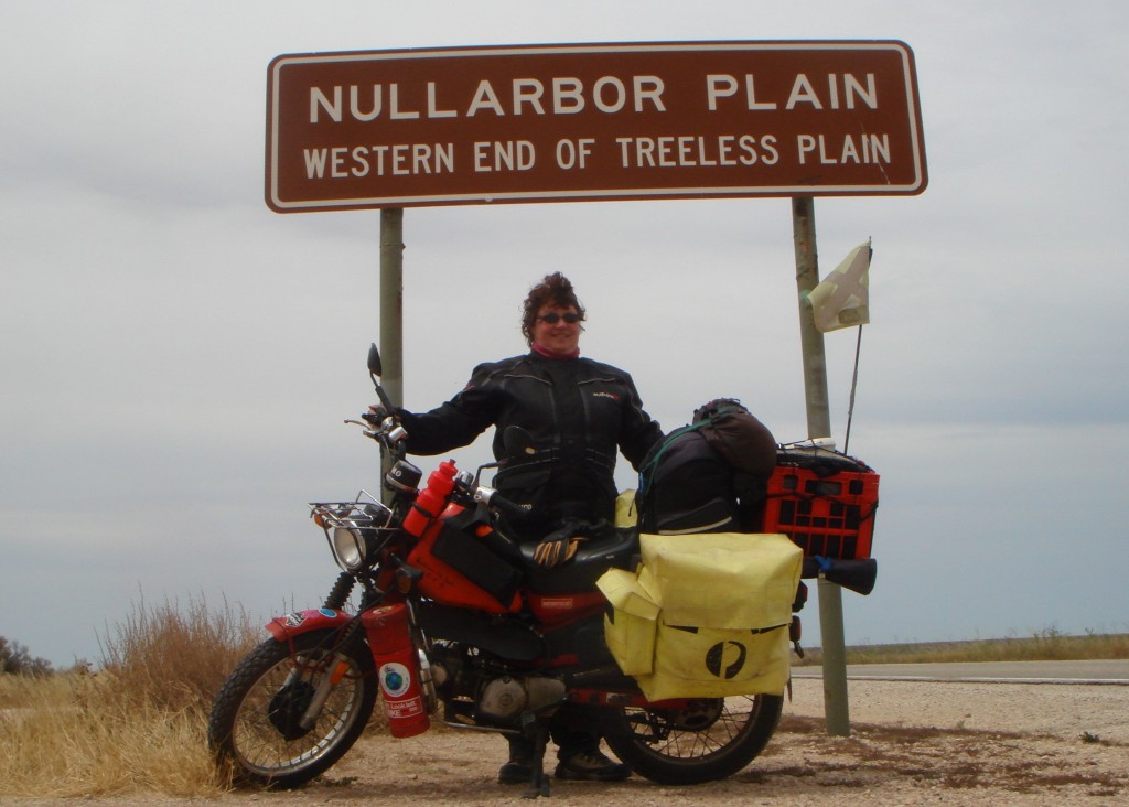 Women Who Ride: Jacqui Kennedy on Nullarbor Plain