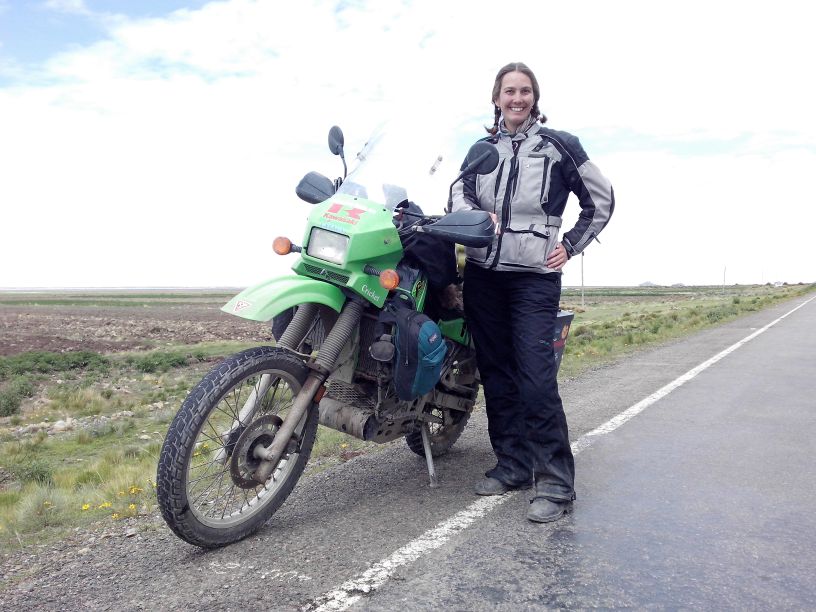 Women Who Ride: Canadian motorcyclist Jayne Davidson with her Kawasaki KLR 650