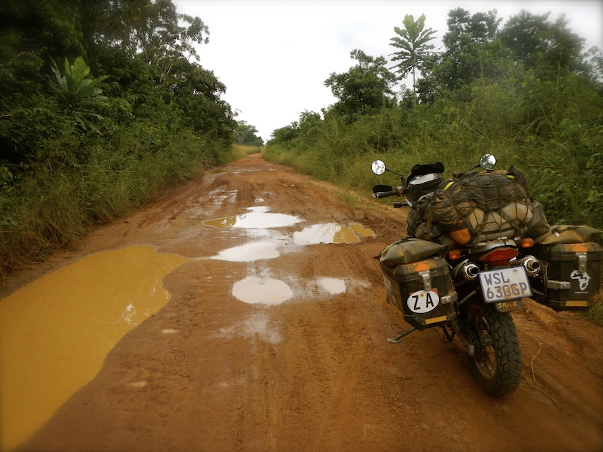 Women Who Ride: Jolandie Rust in Congo en route to Gabon
