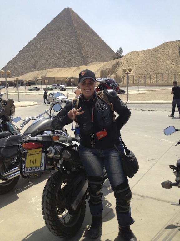 Women Who Ride: Jolandie Rust visits the pyramids of Egypt