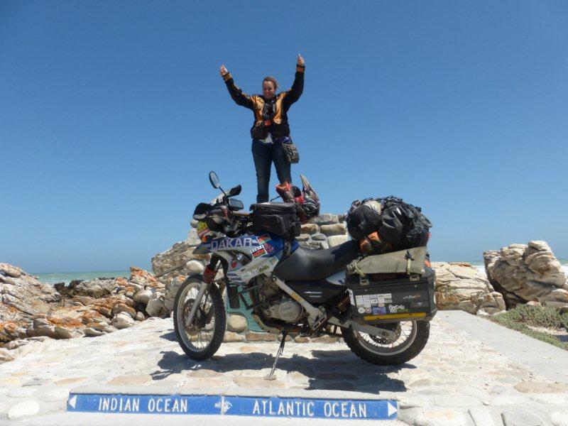 Women Who Ride: Jolandie Rust at the end of her epic ride around Africa