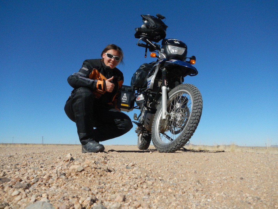 Women Who Ride: Motorcycling legend Jolandie Rust in Namibia en route to Ais-Ais