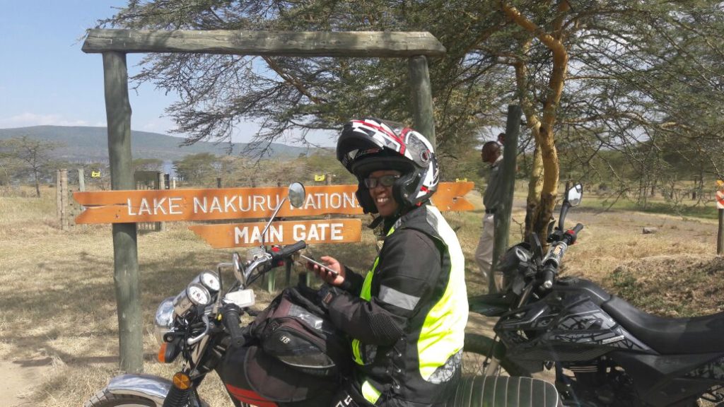 Wamuyu Ndarathi at Lake Nakuru