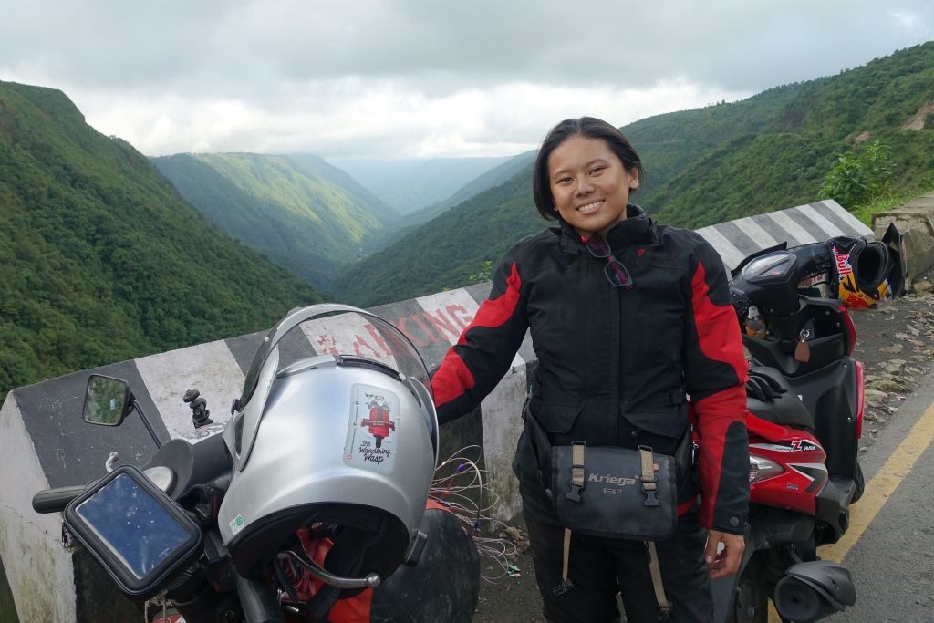 Women Who Ride: Juvena Huang reaches Cherrapunji, India