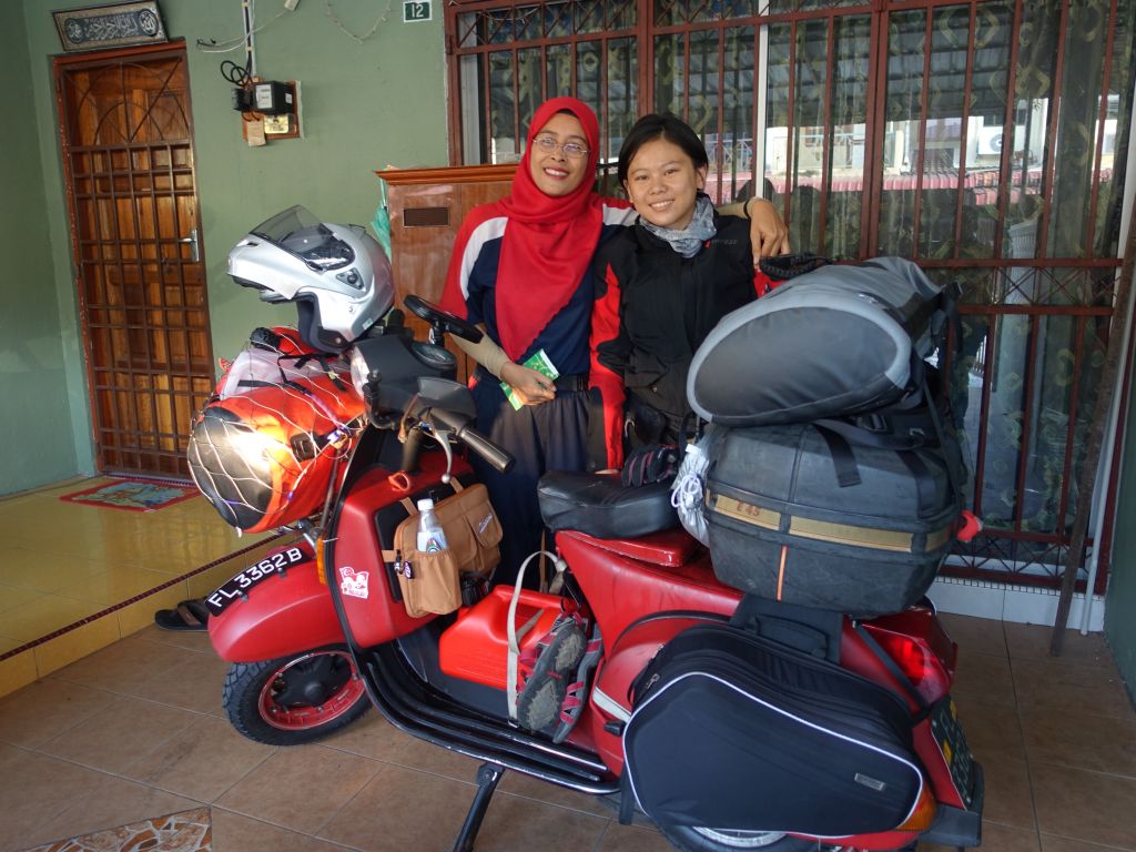 Women Who Ride: Juvena Huang with adventurer Anita Yusof in Ipoh, Malaysia