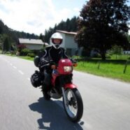 Katya_riding in Slovenia 2011