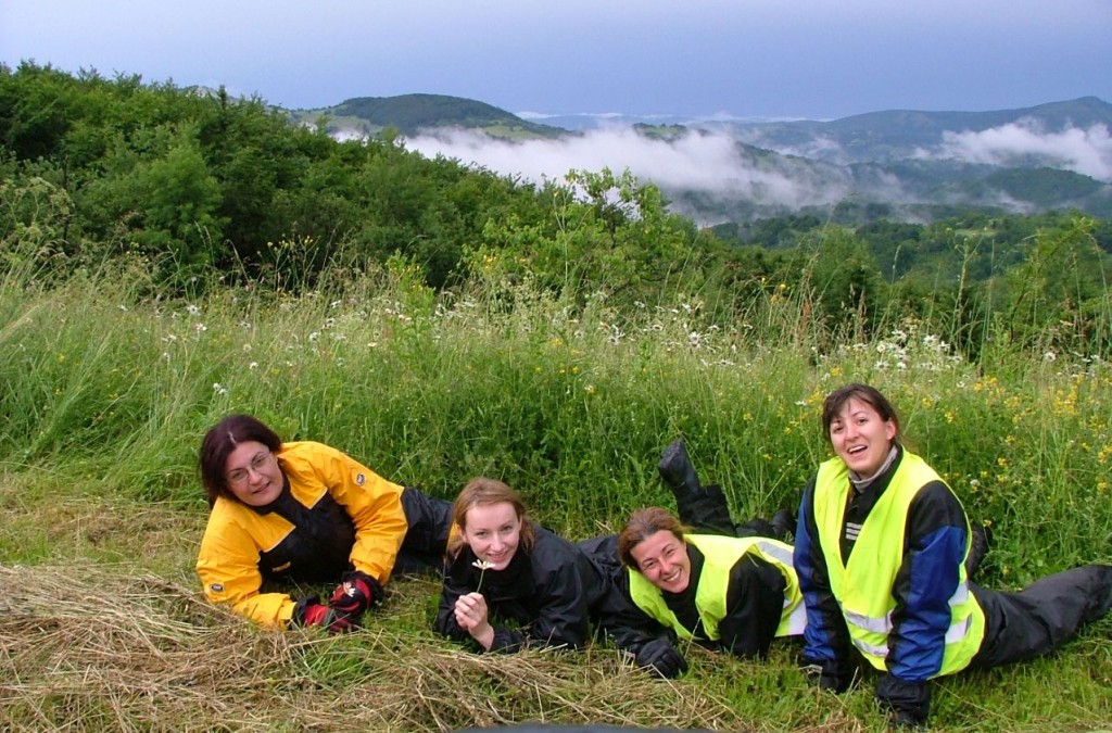 Women Who Ride: Katya Yakovleva with her friends in eastern Serbia