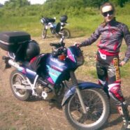 Katya_with my first bike