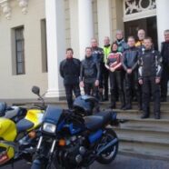 Lilian_motorbike touring  with citycounselofficials