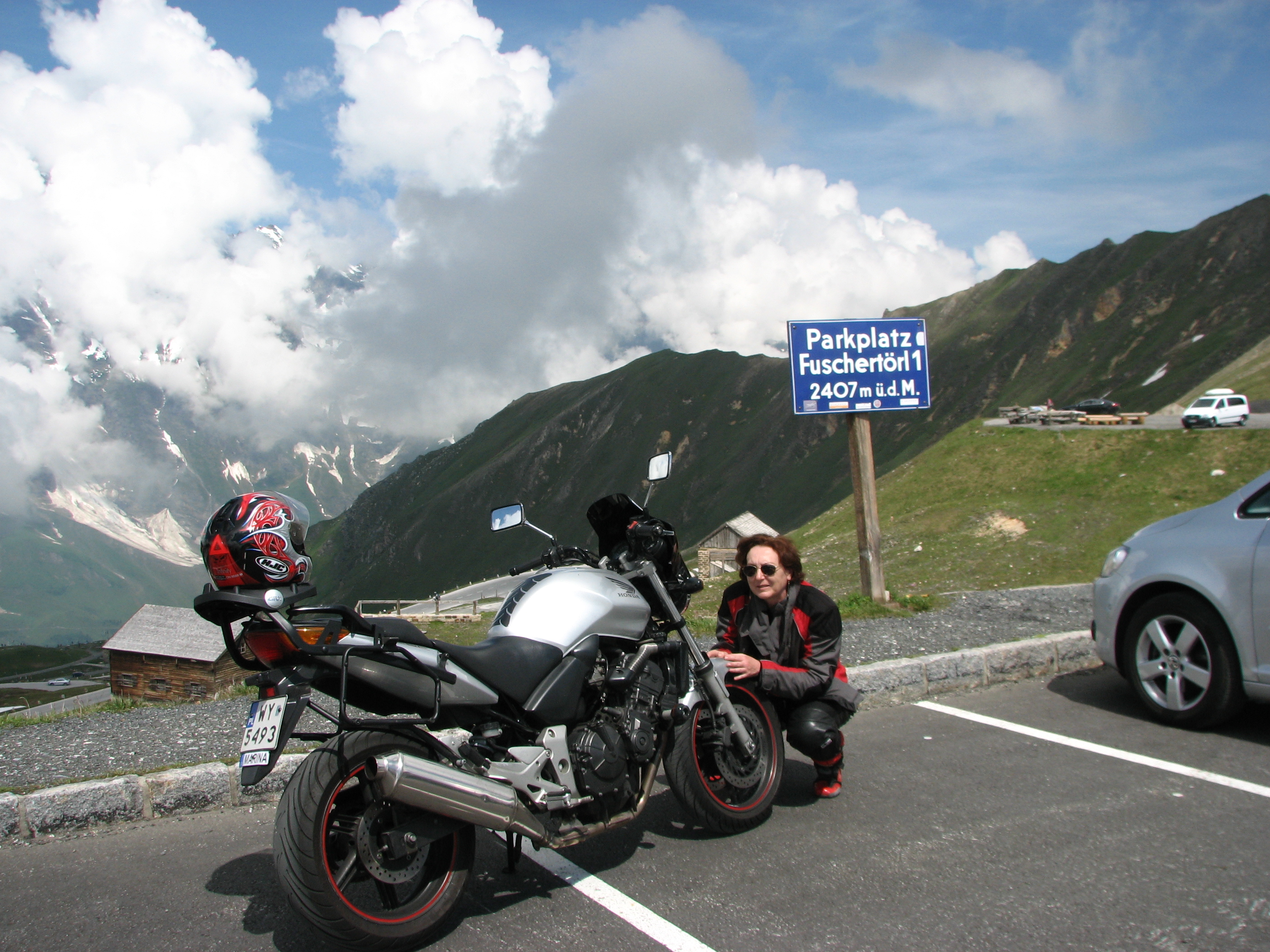 Women Who Ride: Marina riding in the Alps