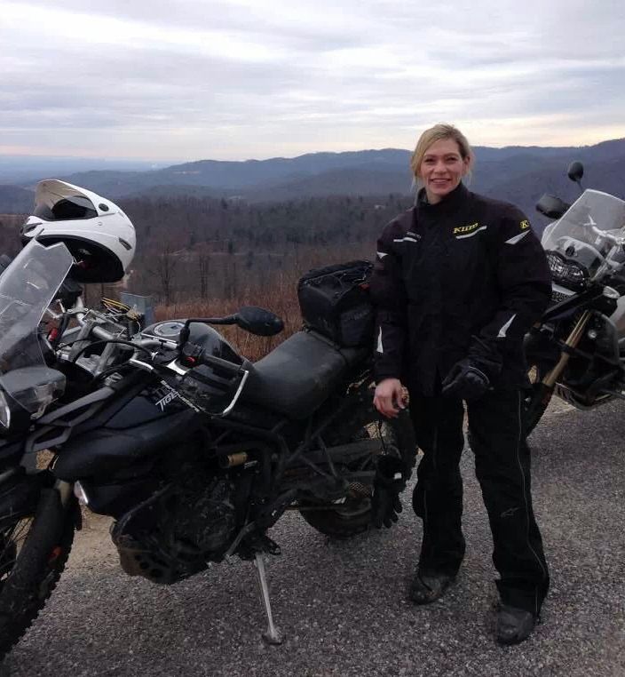 Women Who Ride: Monica Lanese with her Triumph