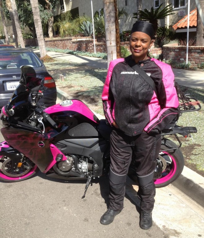 Women Who Ride: Nichele Weatherford with her VFR