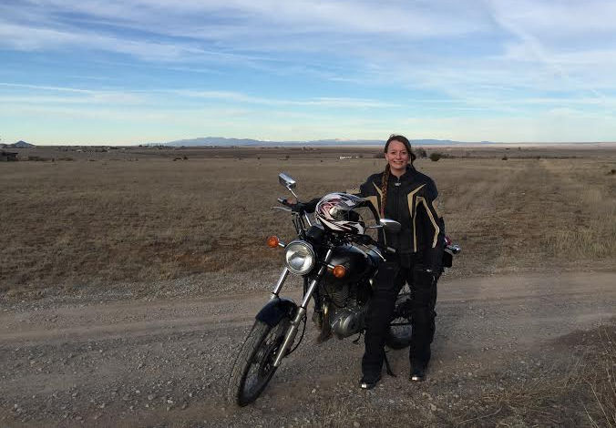 Women Who Ride: Nyla Roberts in the Great Plains on her first motorcycle