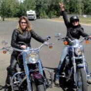 Riding in Sturgis 2012 with friend Jennifer