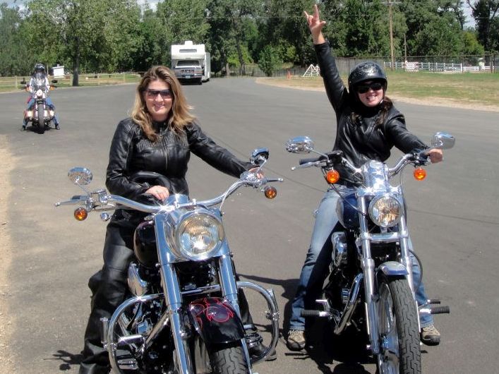 Women Who Ride: At Sturgis with friend Jennifer