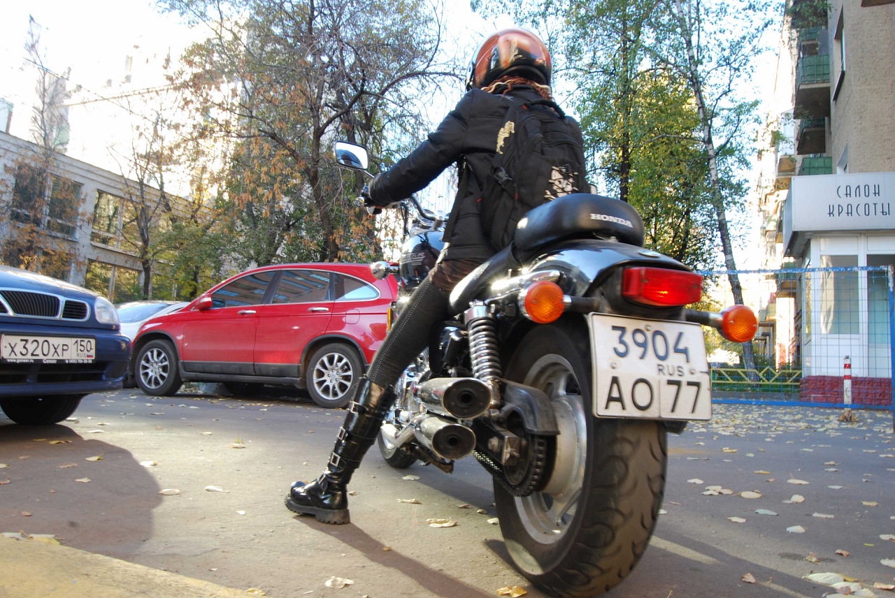Women Who Ride: Victoria Dorozhko riding a Honda