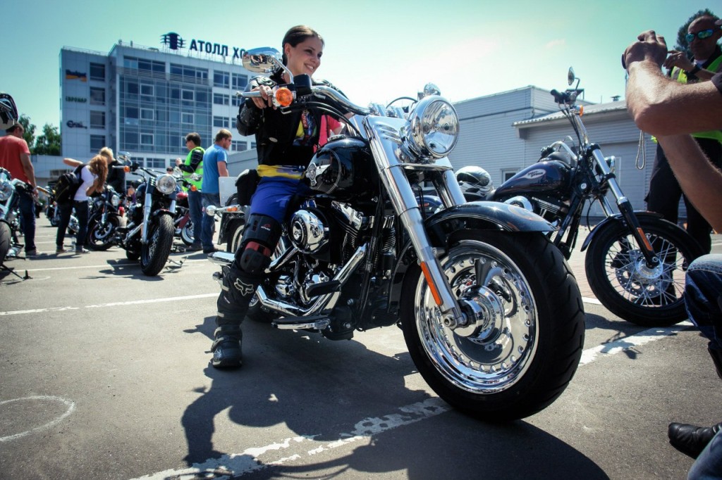 Women Who Ride: Tatiana Shevchenko on a Harley Davidson